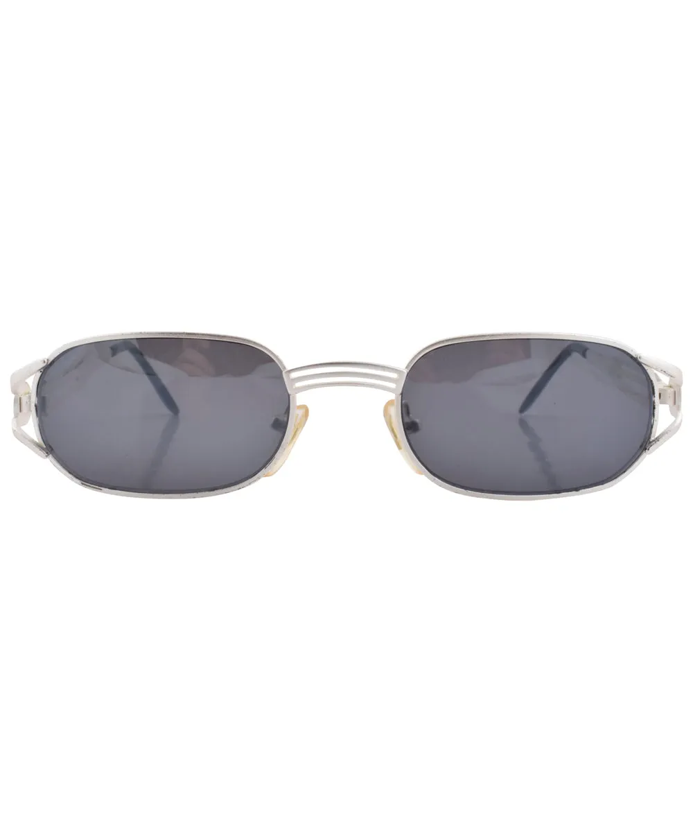 AUDIO Silver/Smoke Indie Sunglasses