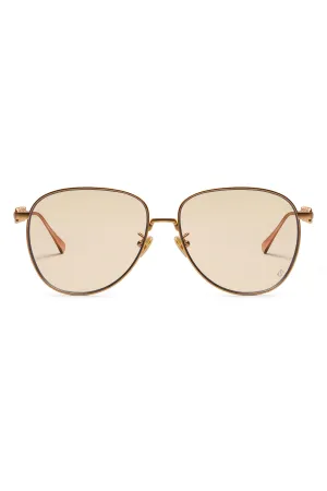 Audrey Sunglasses - Light Brown