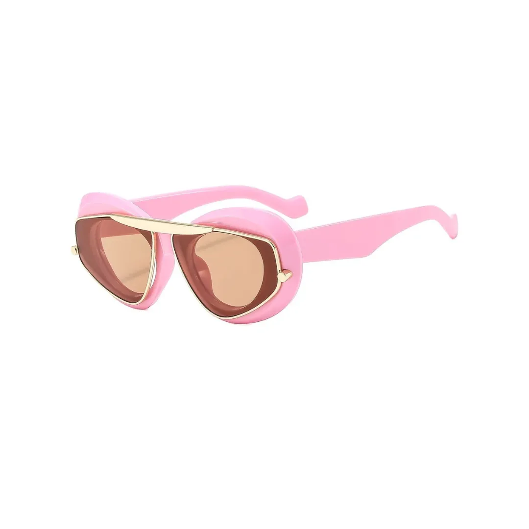 Aviator Frame Sunglasses Pink