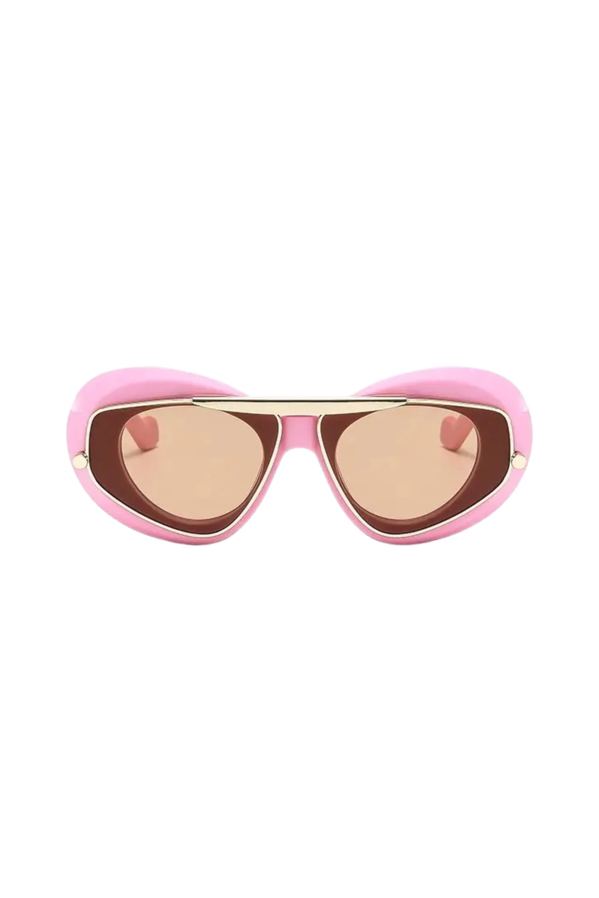 Aviator Frame Sunglasses Pink