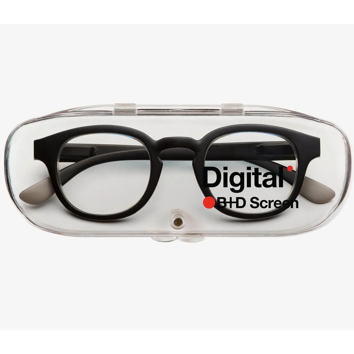 B D Unisex Eyeglasses - Digital Screen Full Rim, Matte Black | 2285-99