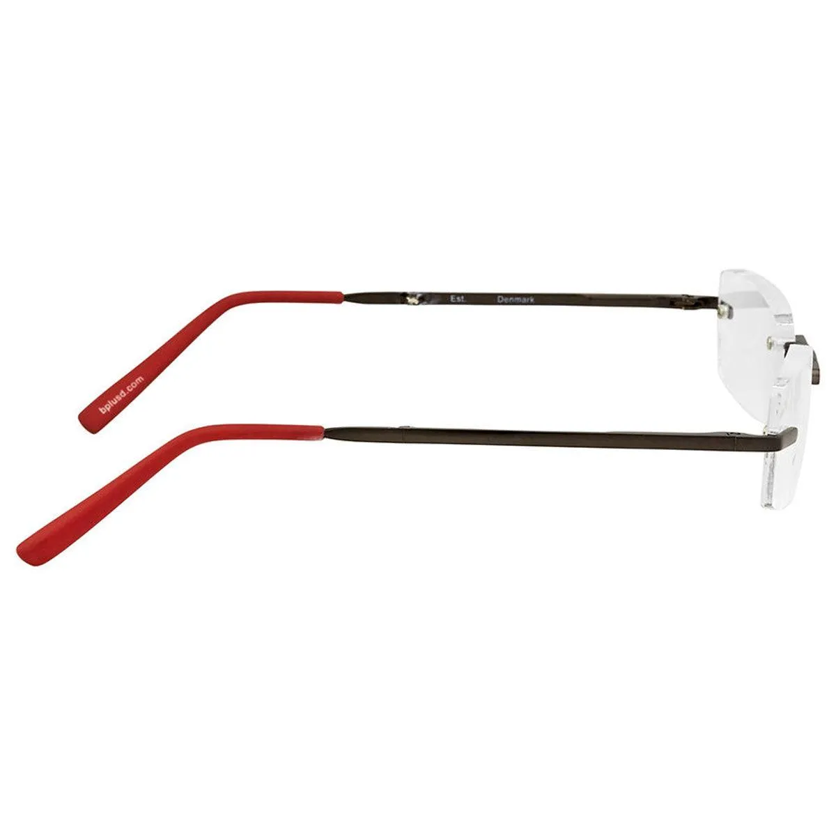 B D Unisex Eyeglasses - Folding Readers  2.00, Matt Grey/Red | 2244-92-20