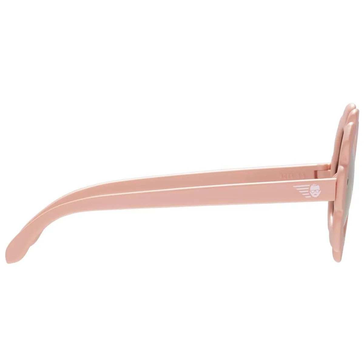 Babiators Blue Series Polarized UV Protection Children's Sunglasses Ages 0-2 Years Rose Gold