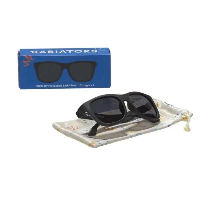 Babiators - Original Navigator Baby Sunglasses, Jet Black