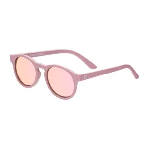 Babiators Polarized Keyhole Mirrored Sunglasses - Pretty in Pink