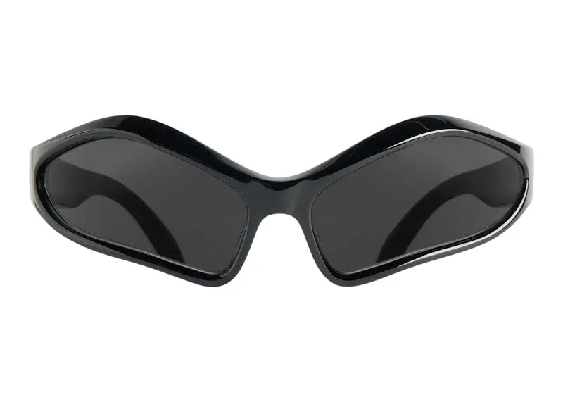 Balenciaga Fennec Oval Sunglasses Black