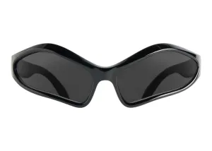 Balenciaga Fennec Oval Sunglasses Black