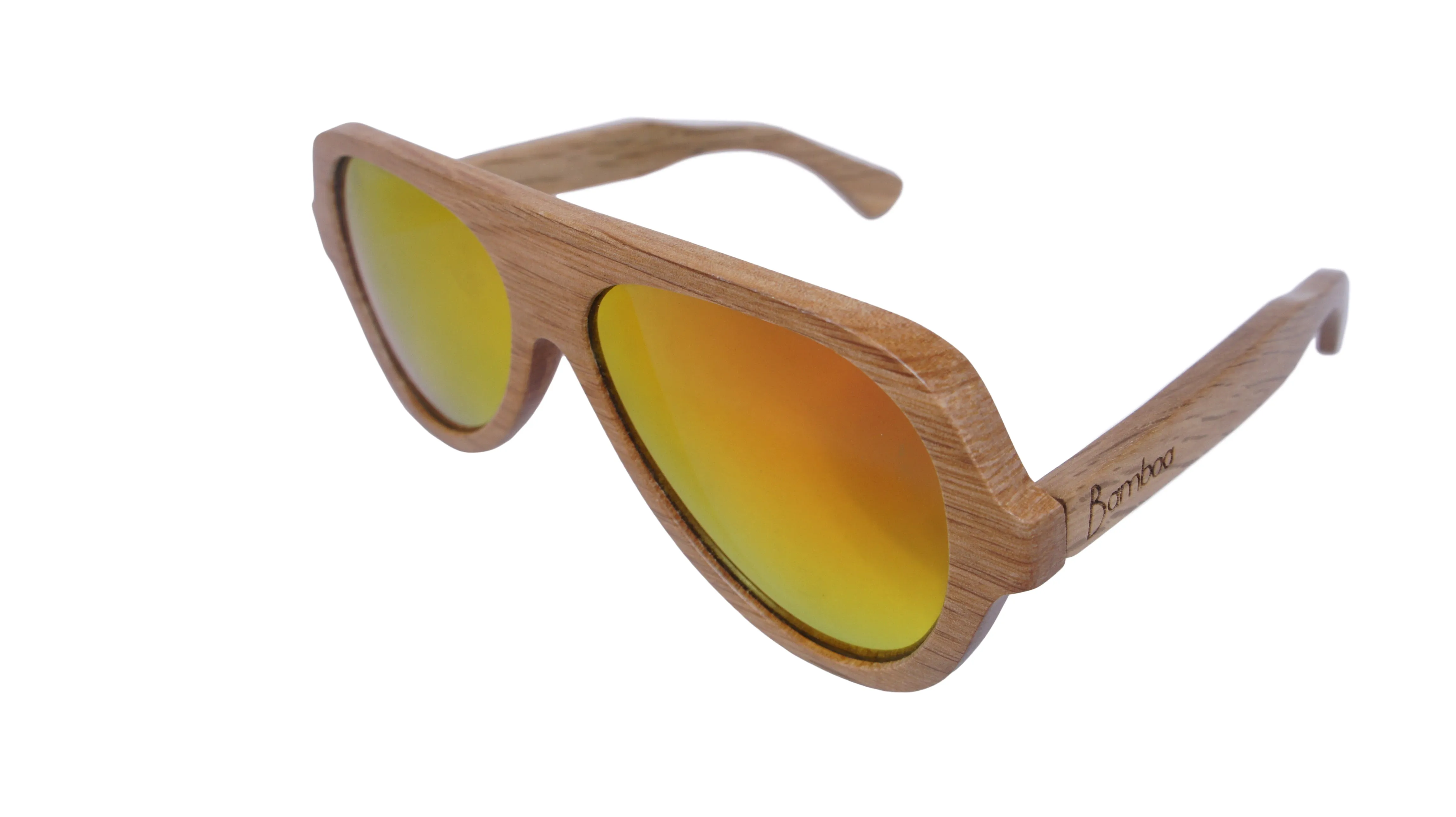 Bamboo Sunglasses BOOSHADES Sunset Peak