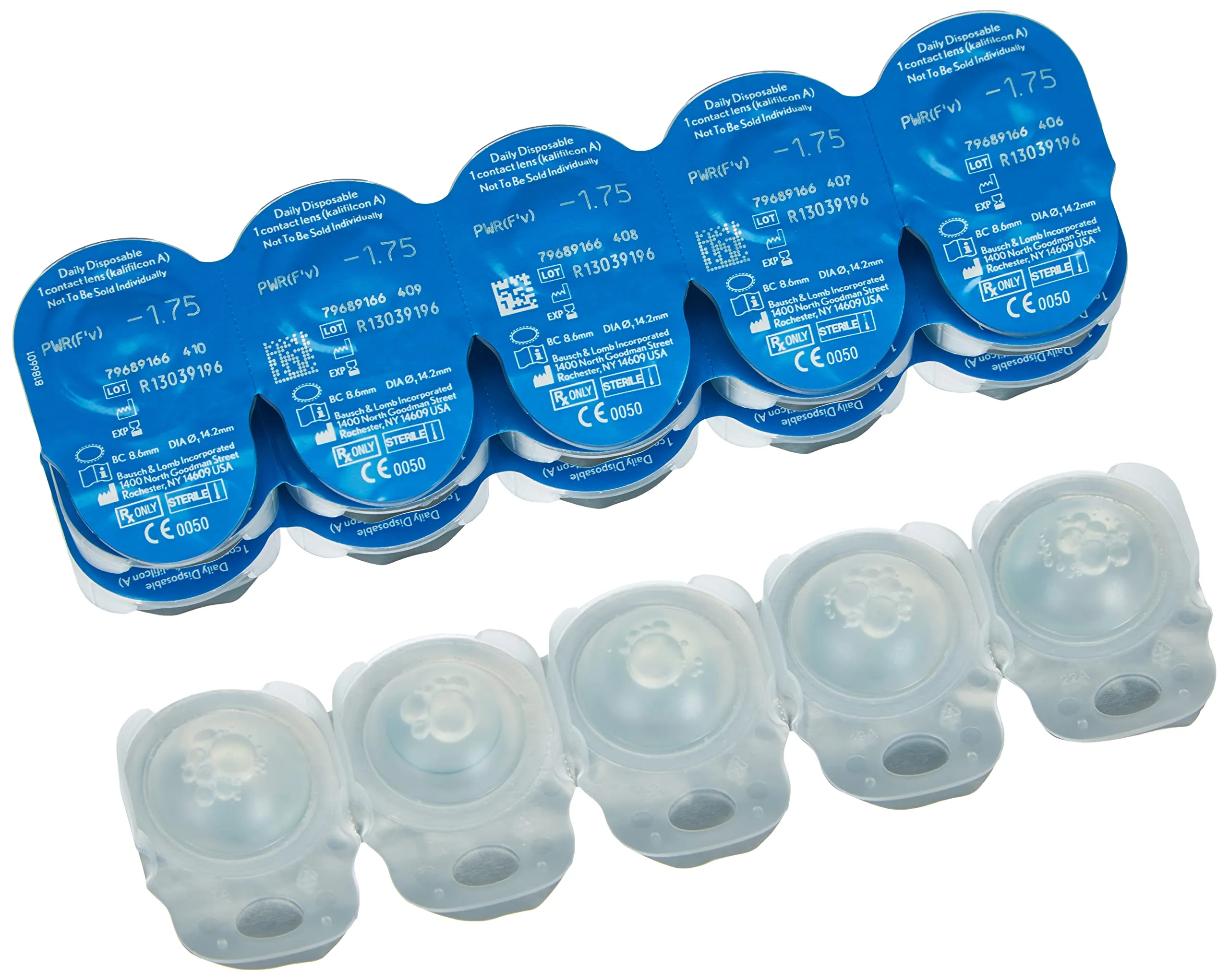 Bausch   Lomb ULTRA ONE DAY, spherical daily lenses, premium soft contact lenses, 30 pieces, / BC 8.6 mm / DIA 14.2 / -3.50 diopters -3.5 diopters 8.6 millimeters 14.2 millimeters