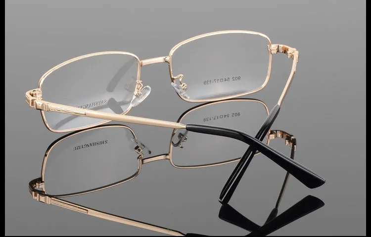 Bclear Men's Eyeglasses Thick Gold Plating Men's Full Frame S902