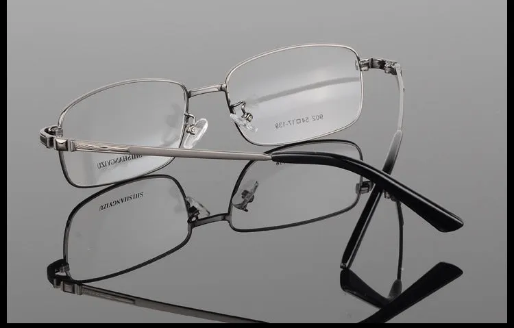 Bclear Men's Eyeglasses Thick Gold Plating Men's Full Frame S902