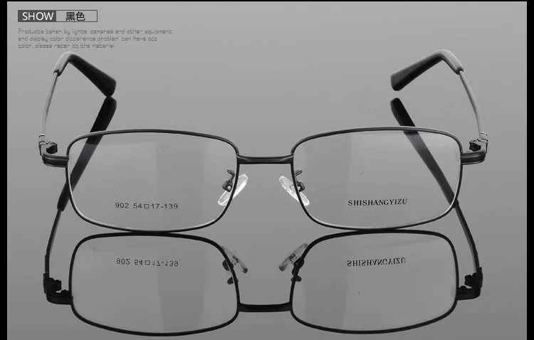 Bclear Men's Eyeglasses Thick Gold Plating Men's Full Frame S902