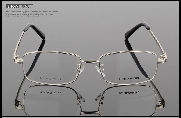 Bclear Men's Eyeglasses Thick Gold Plating Men's Full Frame S902