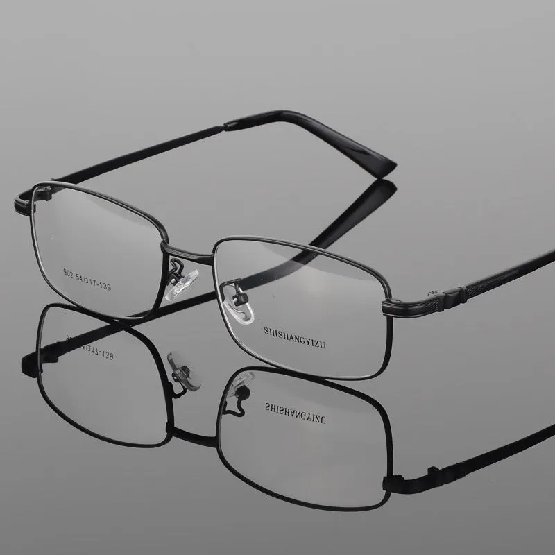 Bclear Men's Eyeglasses Thick Gold Plating Men's Full Frame S902