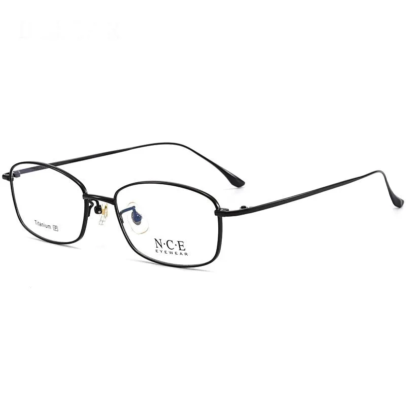 Bclear Men's Full Rim Square Titanium Eyeglasses SC8508
