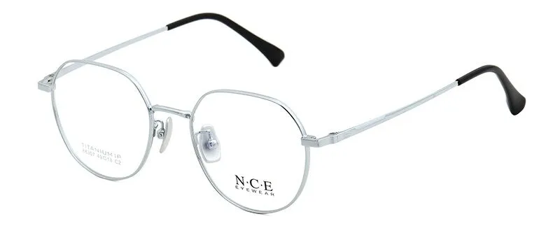 Bclear Unisex Eyeglasses Full Rim Titanium Sc88307