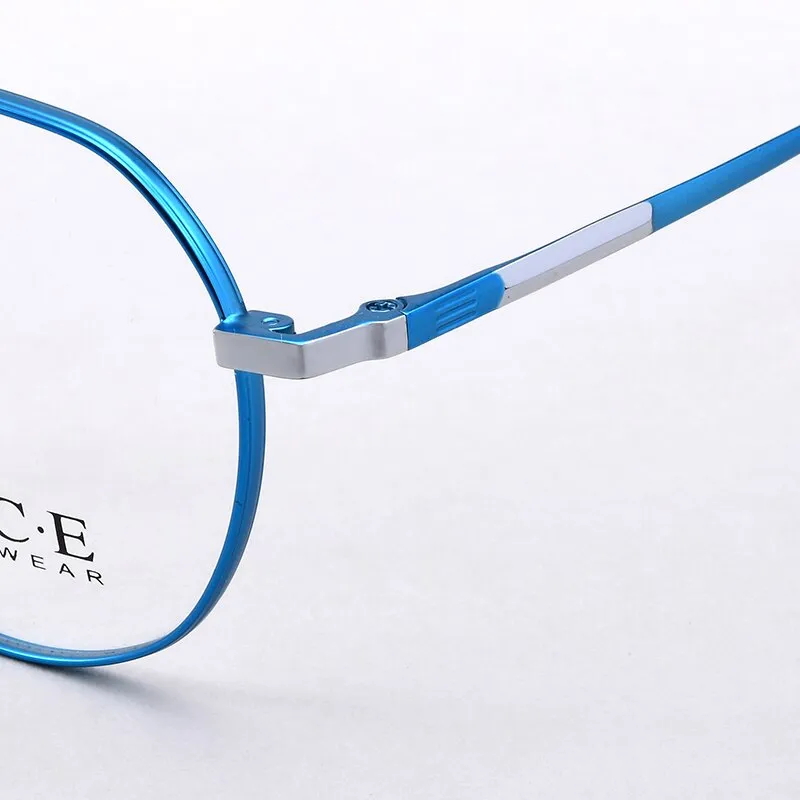 Bclear Unisex Eyeglasses Full Rim Titanium Sc88307