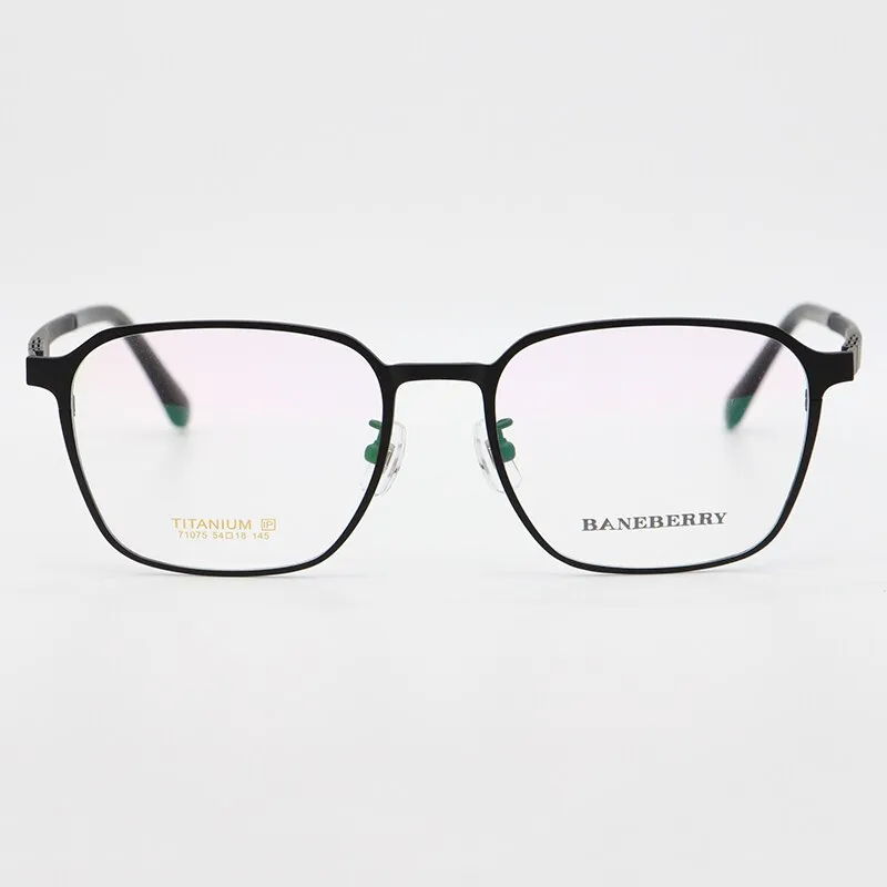 Bclear Unisex Full Rim Square Titanium Frame Eyeglasses My71075
