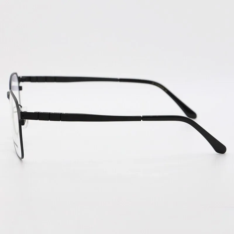 Bclear Unisex Full Rim Square Titanium Frame Eyeglasses My71075