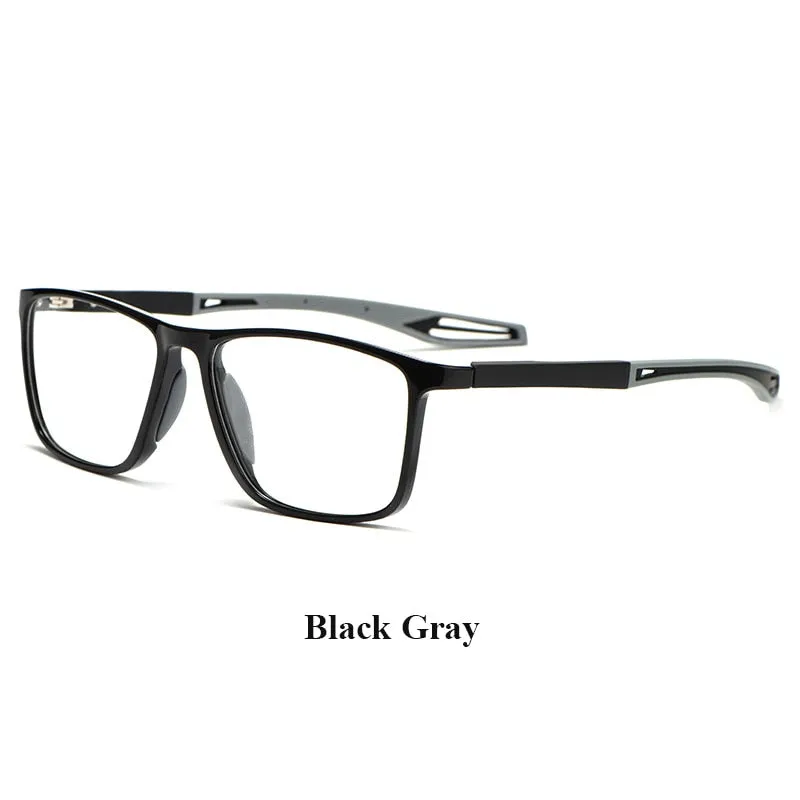 Bclear Unisex Full Rim Square Tr 90 Titanium Sport Eyeglasses Zm1019