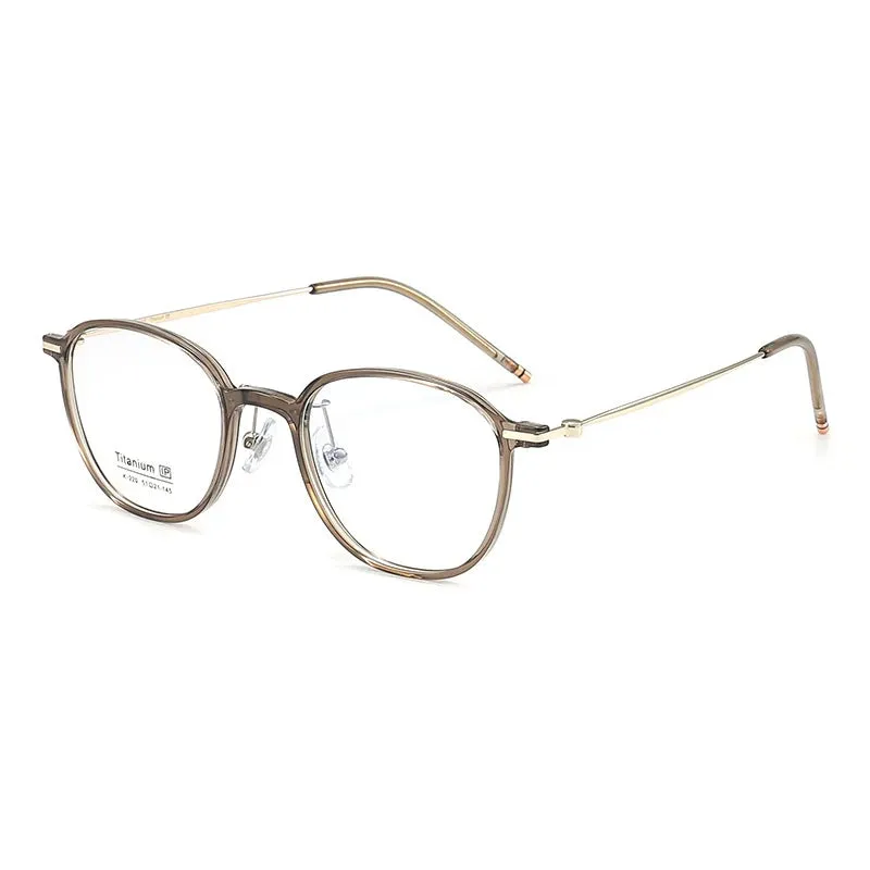 Bclear Women's Full Rim Oval Tr 90 Titanium Eyeglasses B220
