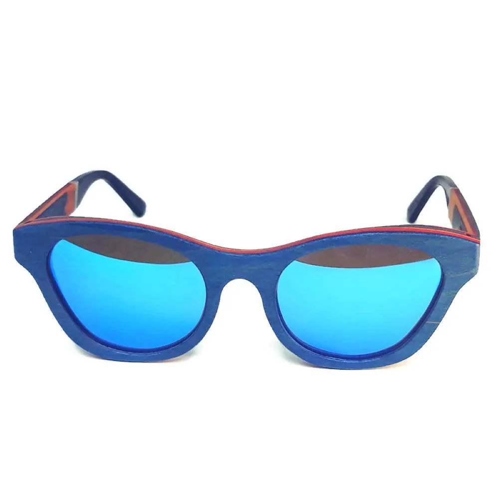 Beach Bound Skateboard Wood and Acetate Sunglasses