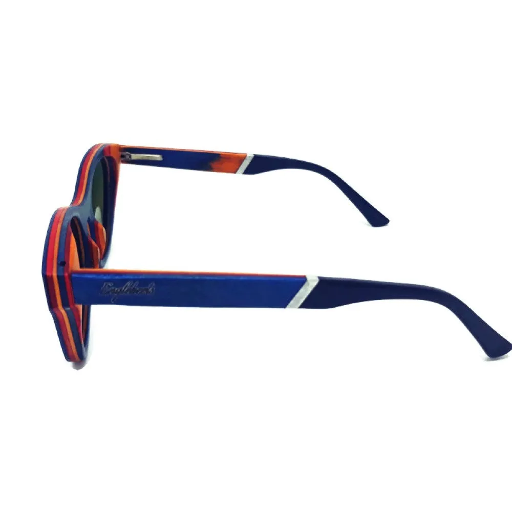 Beach Bound Skateboard Wood and Acetate Sunglasses