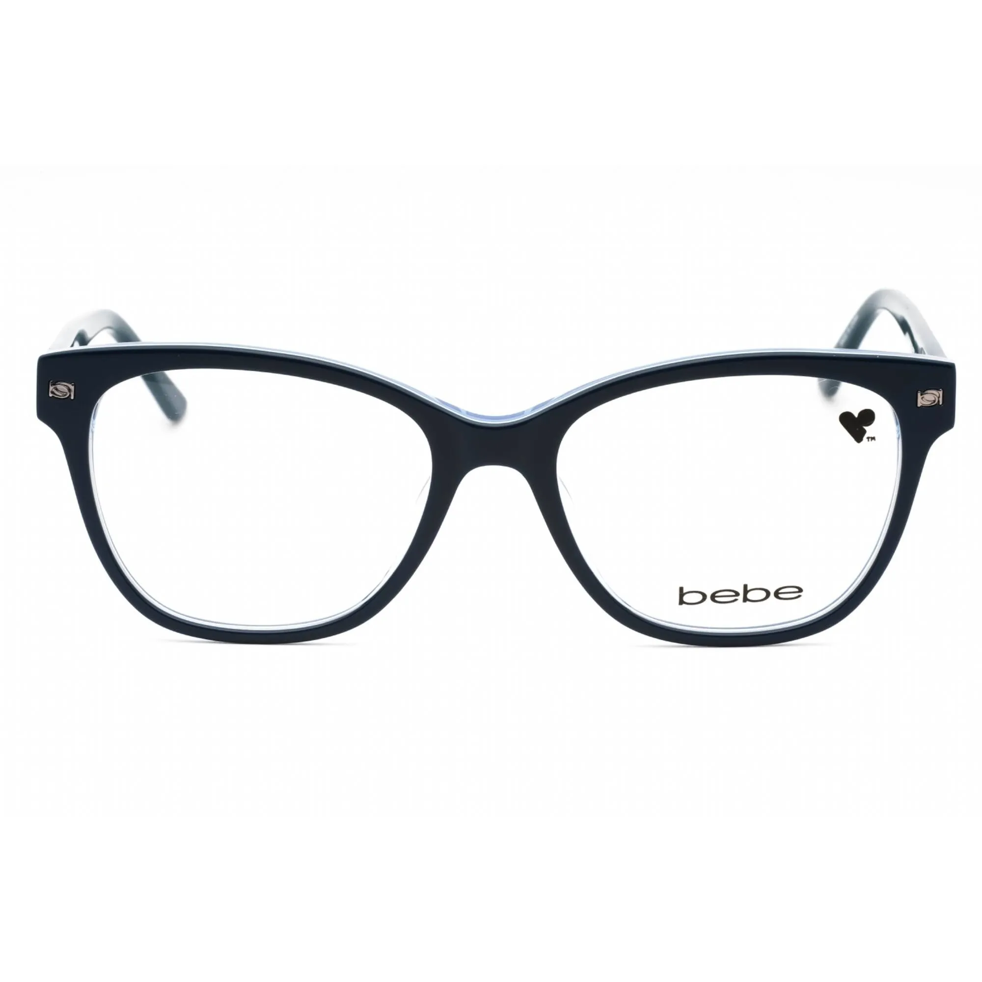 Bebe Women's Eyeglasses - Blue Animal Zyl Full Rim Cat Eye Shape Frame | BB5194 400