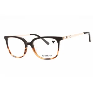 Bebe Women's Eyeglasses - Topaz Animal Plastic Full Rim Square Frame | BB5197 200