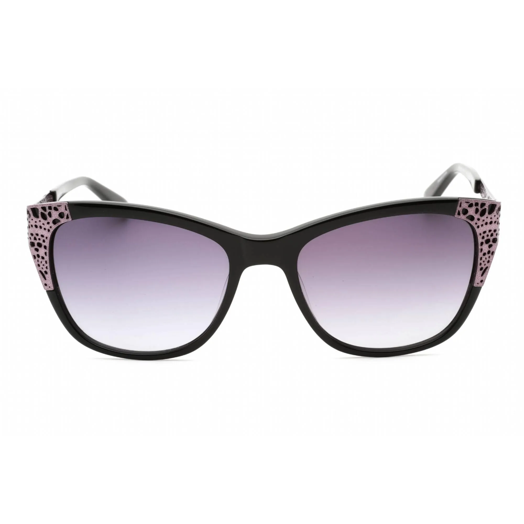 Bebe Women's Sunglasses - Jet Plastic Full Rim Fixed Nose Pads Frame | BB7188 001