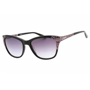 Bebe Women's Sunglasses - Jet Plastic Full Rim Fixed Nose Pads Frame | BB7188 001