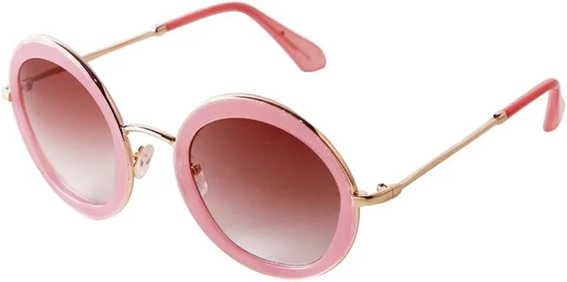 Big Frame Round Glasses Shade Sunglasses Luxury Women Fashion