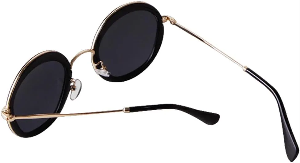Big Frame Round Glasses Shade Sunglasses Luxury Women Fashion
