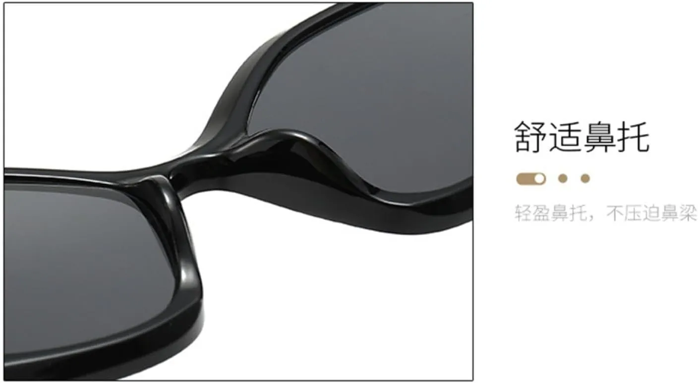 Big Frame Vintage Cat Eye Sunglasses Women Men Sun Glasses