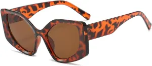 Big Frame Vintage Cat Eye Sunglasses Women Men Sun Glasses