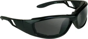 Bikershades Motorcycle Polarized Safety Sunglass Foam Padded Anti-Glare Day Riding