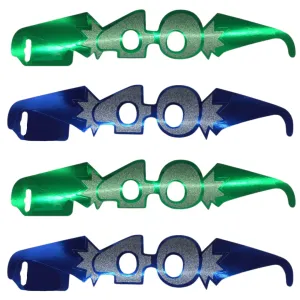 Birthday "40" Glittered Foil Eyeglasses (Each)