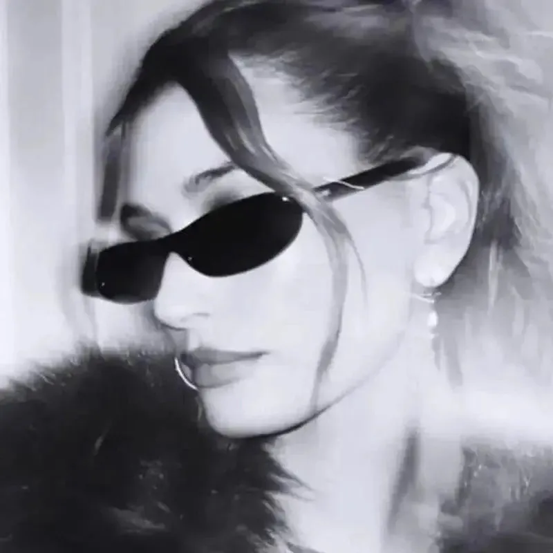 Black Cat-Eye Sunglasses