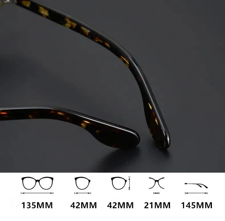 Black Mask Full Rim Round Acetate Optical Eyeglasses 424221