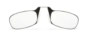 Black Nose clip Reading eyeglasses with case