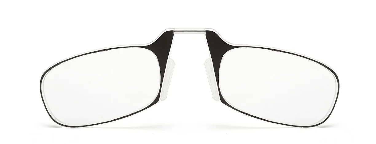 Black Nose clip Reading eyeglasses with case