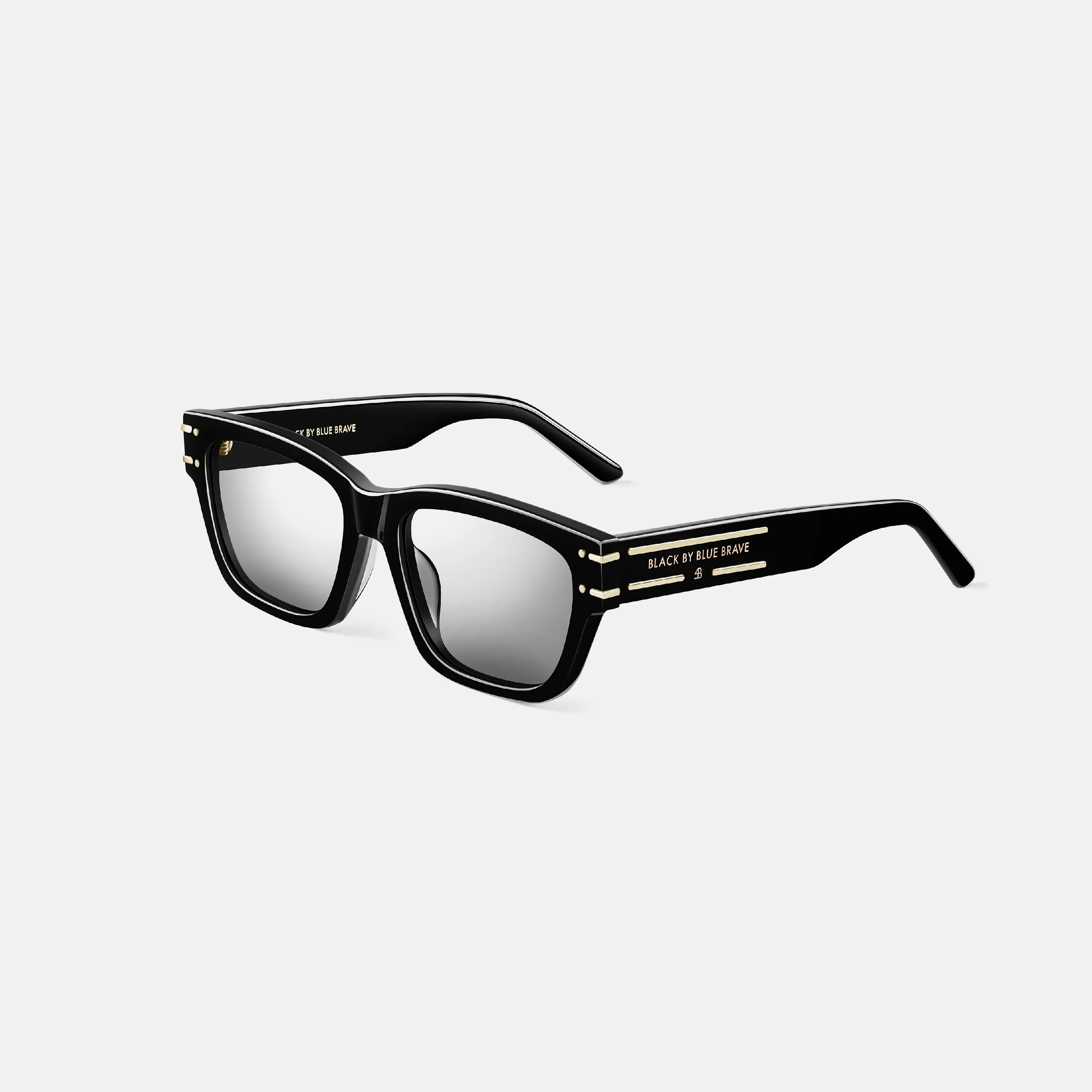 BLACK RETRO SUNGLASSES
