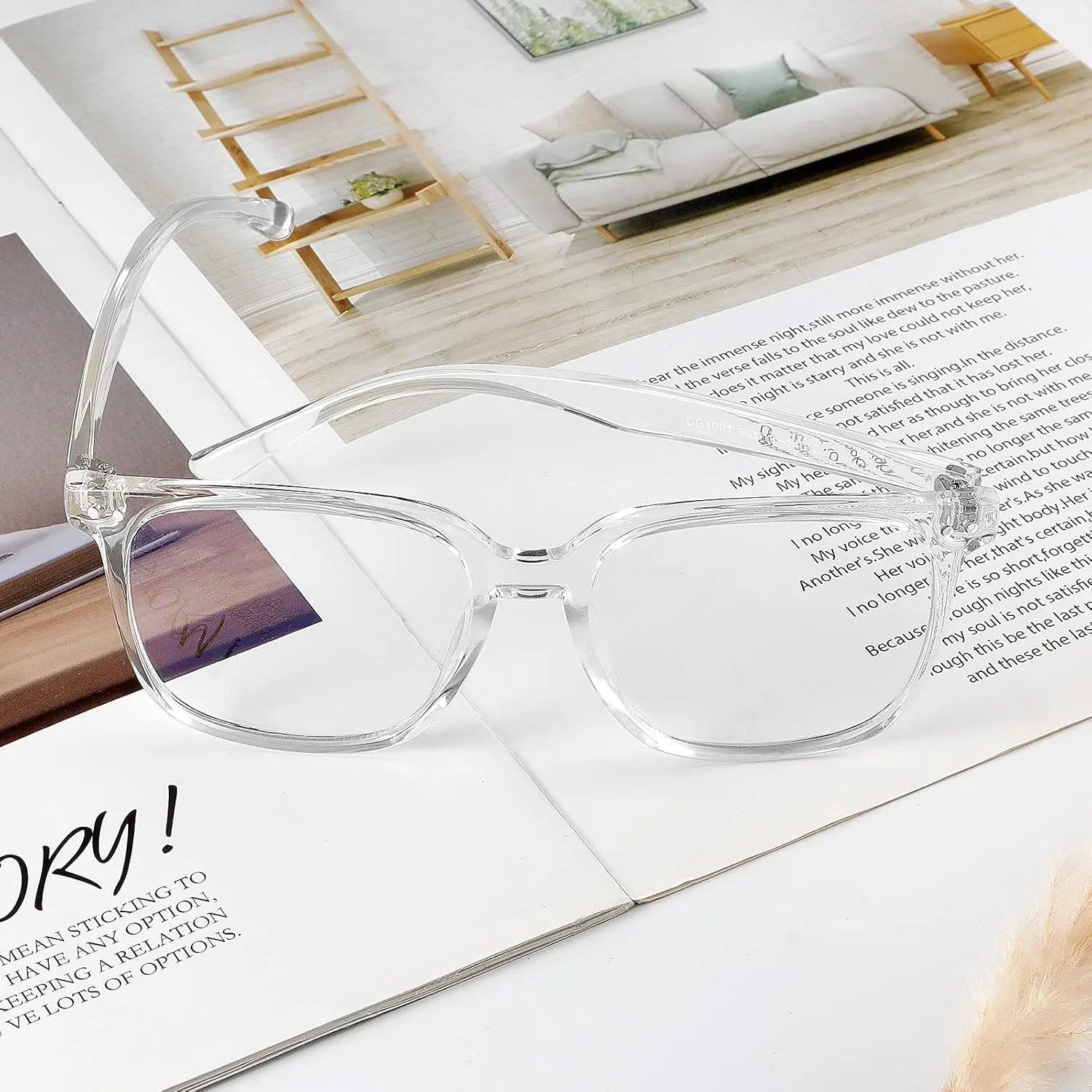 Blue Light Blocking Glasses for Women Men Anti Glare Reduce Eyeglasses Computer Oversized