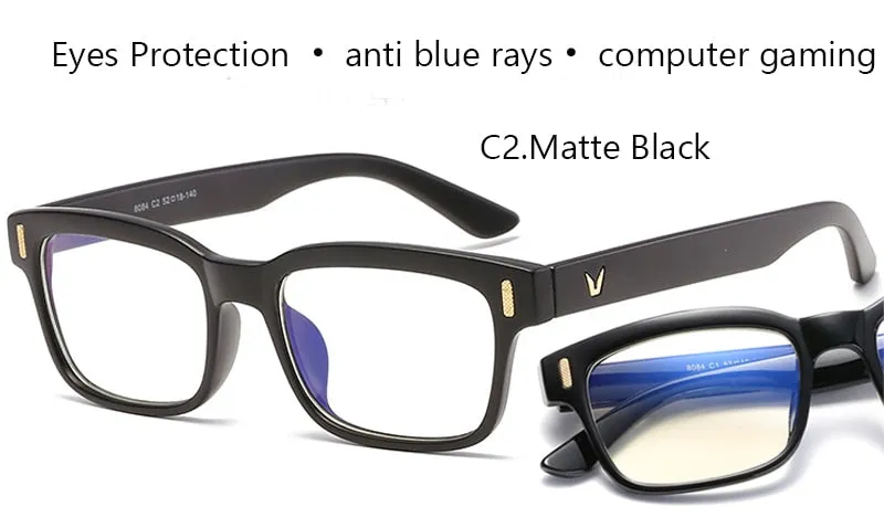 Blue Ray Computer Glasses Men Screen Radiation Blue Light
