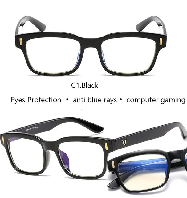 Blue Ray Computer Glasses Men Screen Radiation Blue Light
