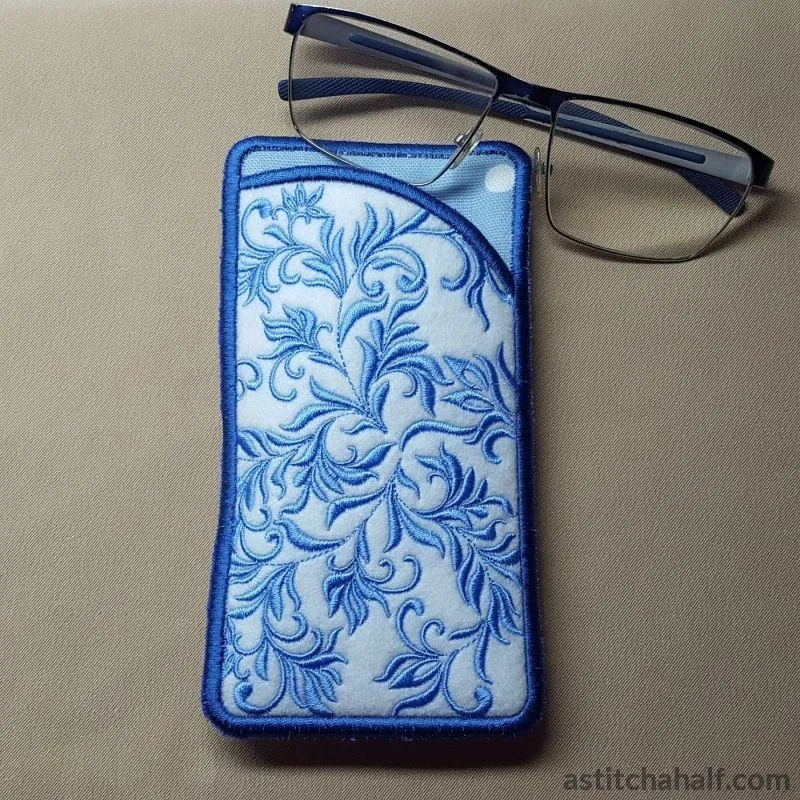 Blue Song Eyeglass Case