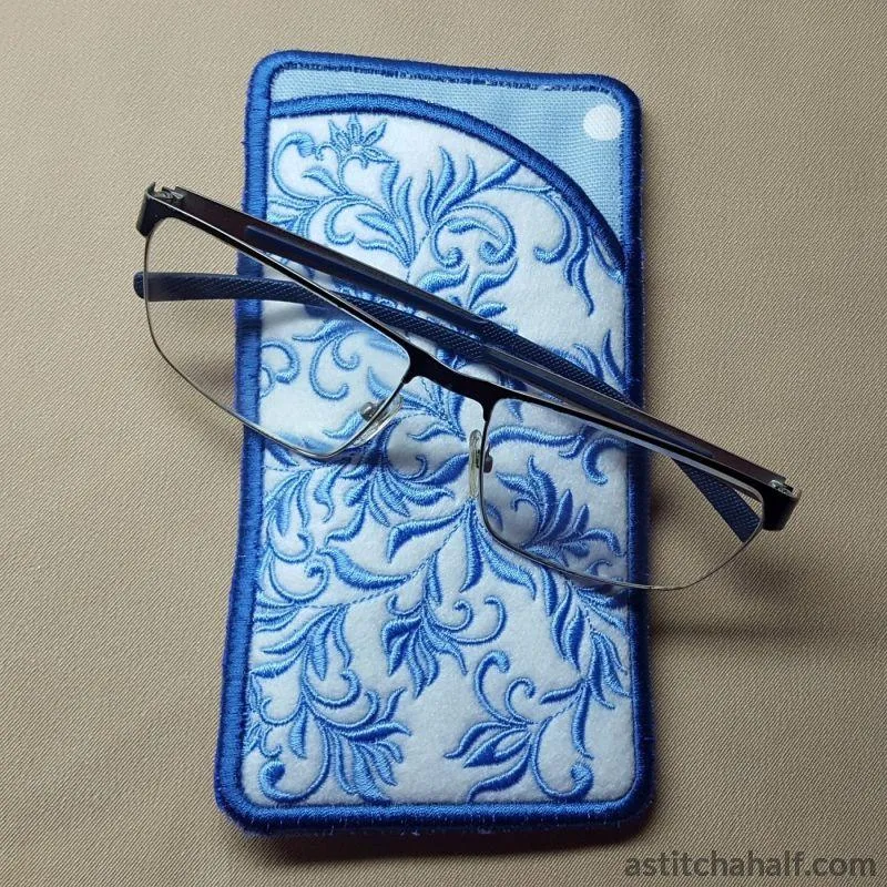 Blue Song Eyeglass Case