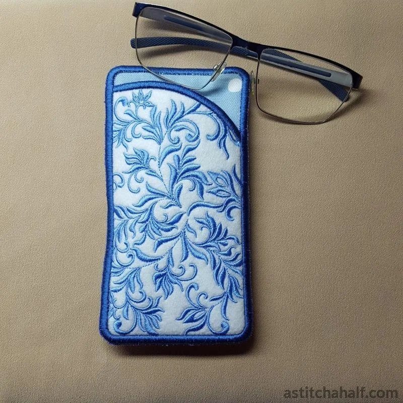 Blue Song Eyeglass Case