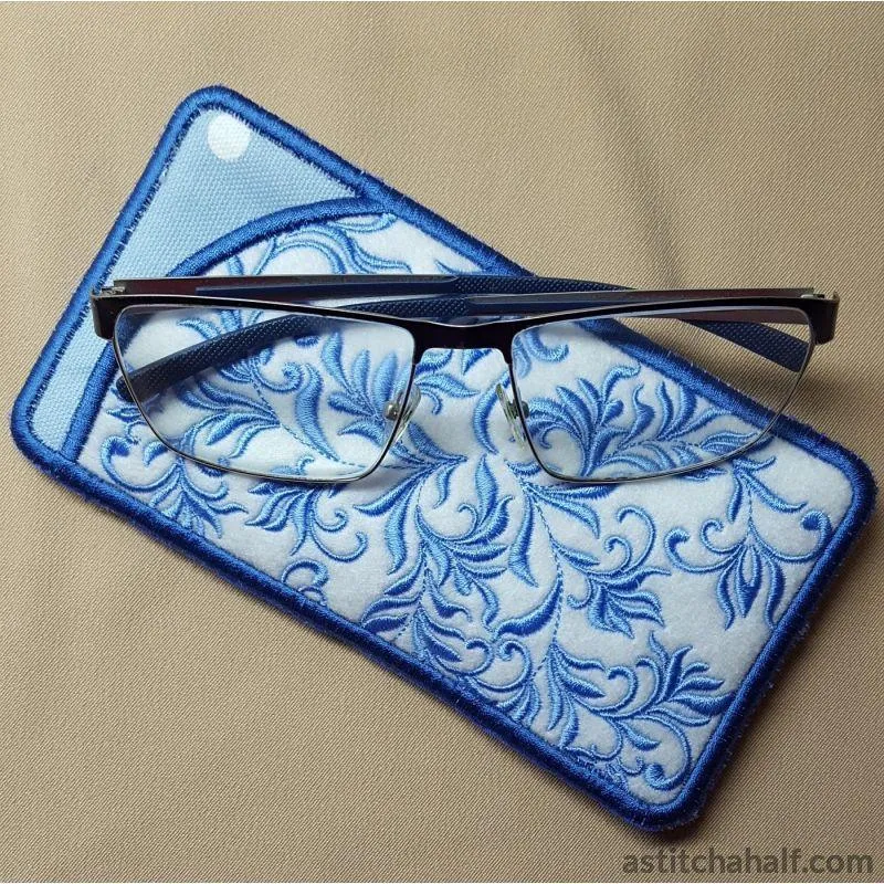 Blue Song Eyeglass Case