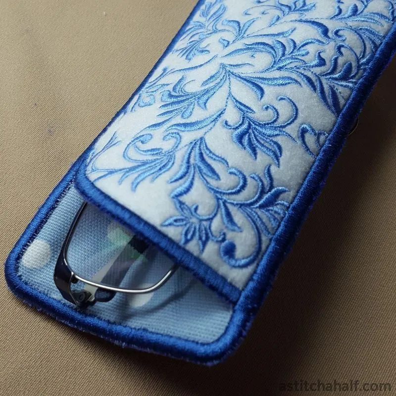 Blue Song Eyeglass Case